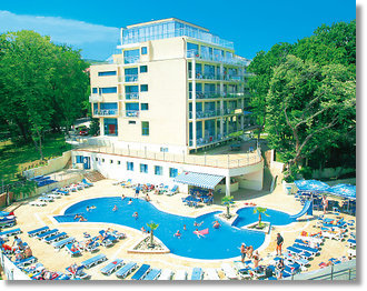 Reisen Bulgarien Urlaub Foto zeigt Hotels Hotel Holiday Park Goldstrand billig buchen Varna 