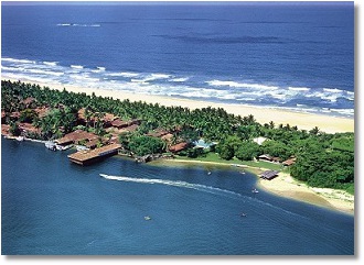 Foto zeigt Hotels in Colombo auf dem Bild der Hotel Club Bentota schöner Allinklusive Urlaub auf Sri Lanka
