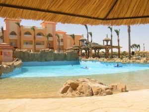 Hotel Aqua Blue Wellenbad Pool Hurghada Urlaub Ägypten