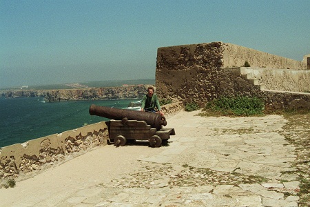 Foto Festung Fortaleza de Sagres Kanone Sehenswürdigkeit Reise