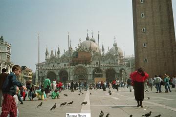 Urlaub Venedig Italien Basilika di San Marco Venezia